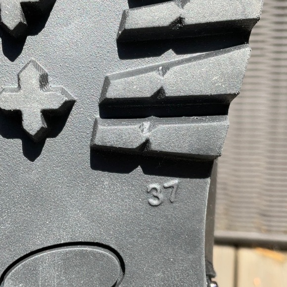 Avellini Pebbled Leather Studded Boot, Size 37 - Picture 9 of 15